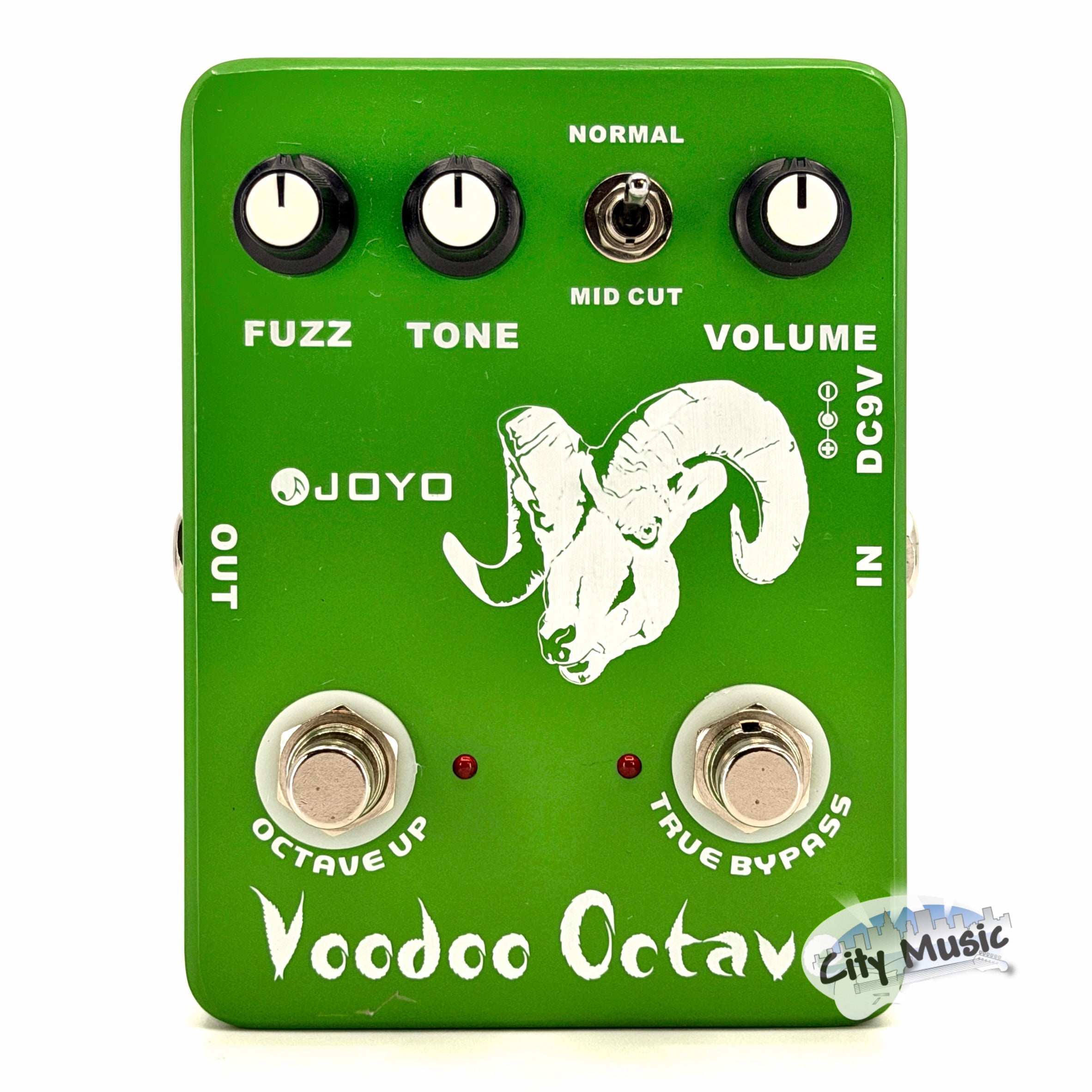 Used JF-12 Voodoo Octave Guitar Effects Pedal ♪