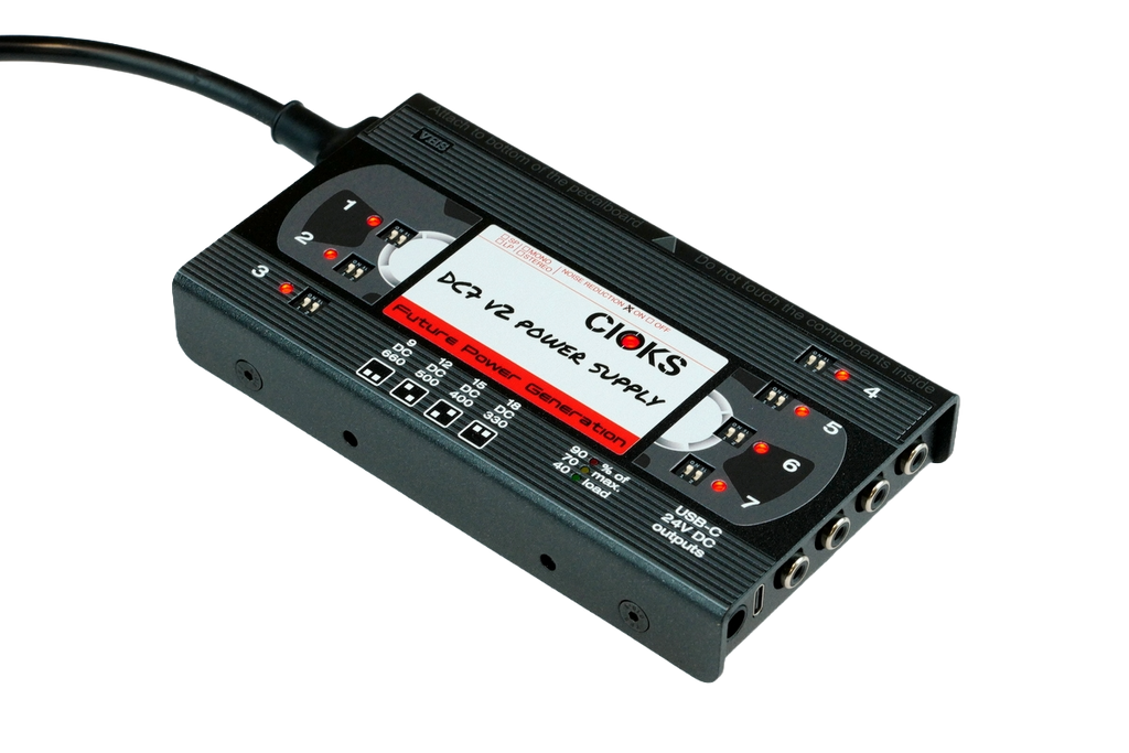 New CIOKS DC7 V2 Retro Series VHS Tape Guitar Effects Pedal Power Supply