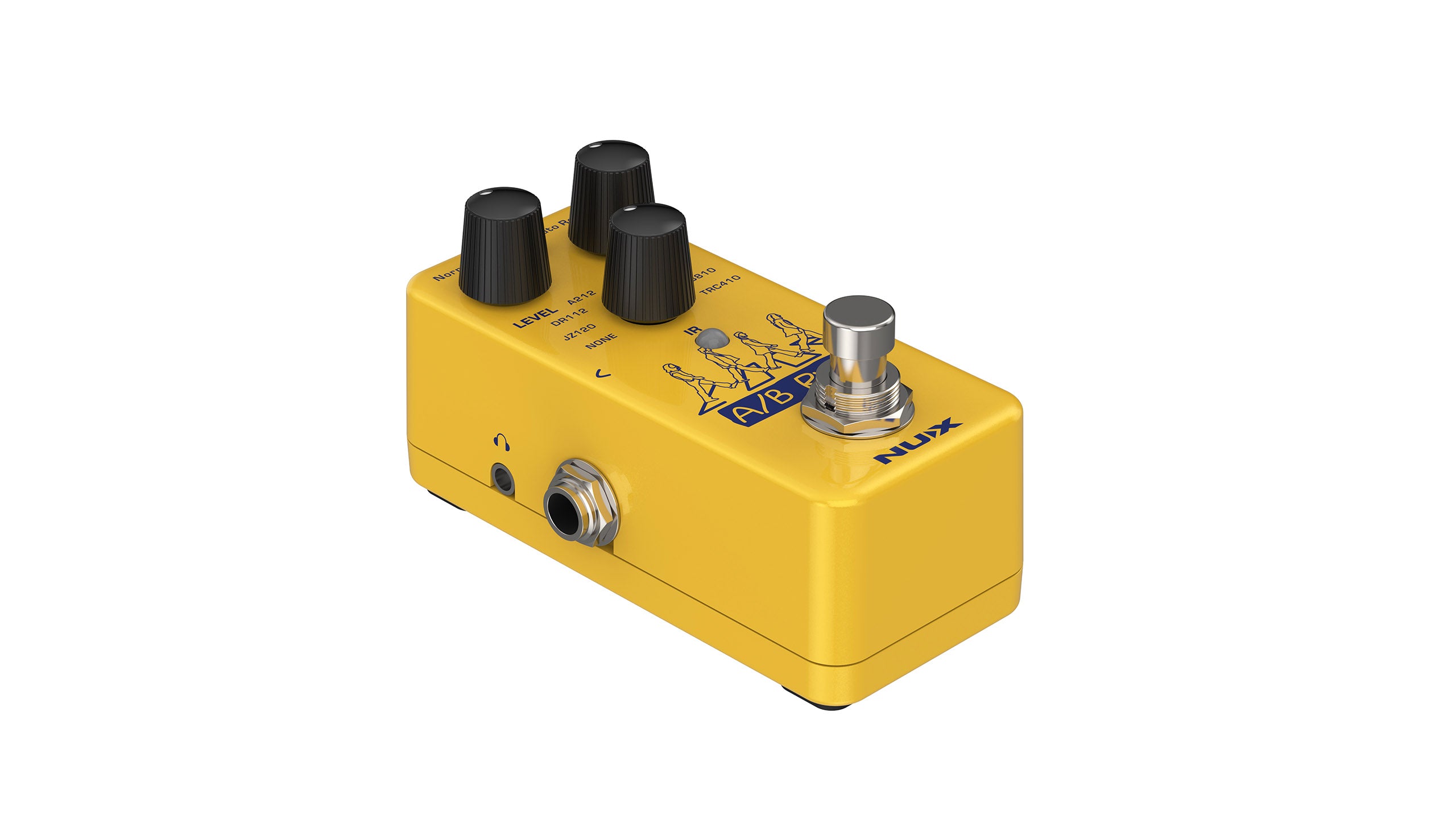 NUX NOL-1 A/B Roll pedal — angled product view