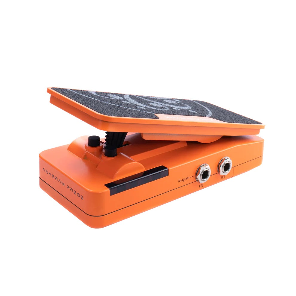 Darkglass Anagram Press expression pedal — orange, rear view