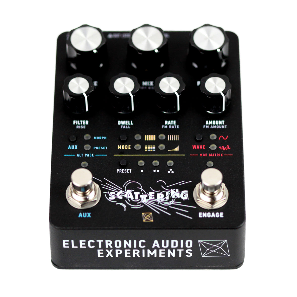 New Electronic Audio Experiments Scattering Stereo Reverb Guitar Effects Pedal