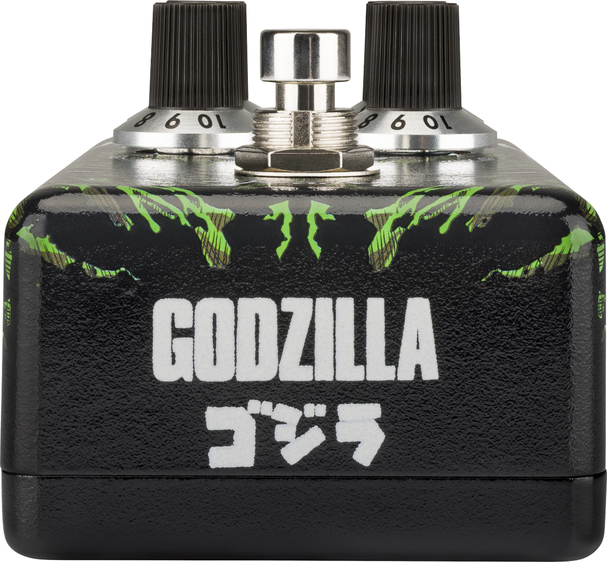 Fender Godzilla Distortion pedal — Godzilla artwork detail