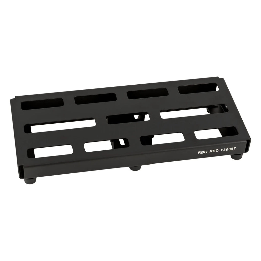 RockBoard DUO 2.0 pedalboard with pedals mounted example