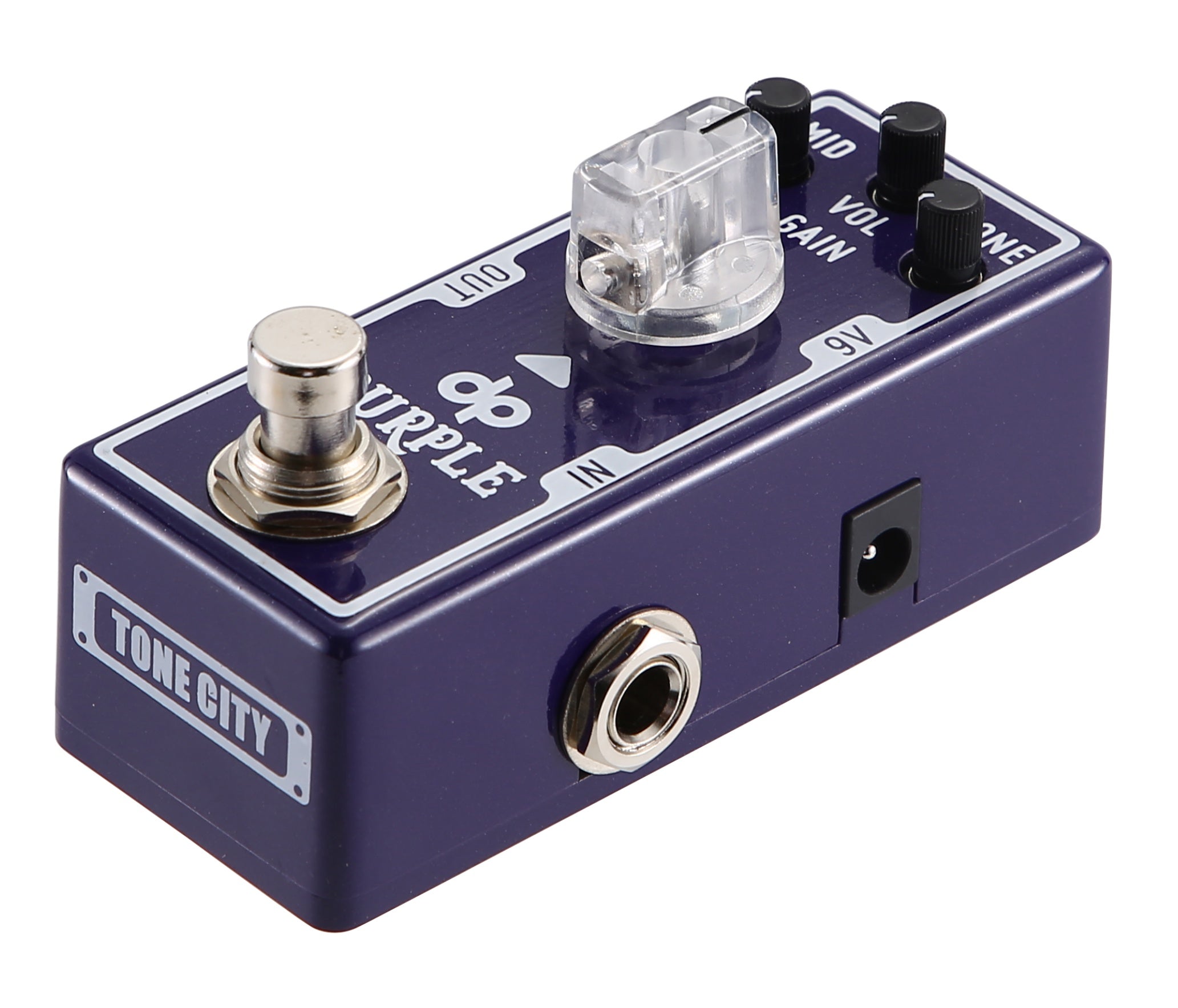 New Tone City Durple Danish Pete Honore Signature Overdrive Guitar Effects Pedal