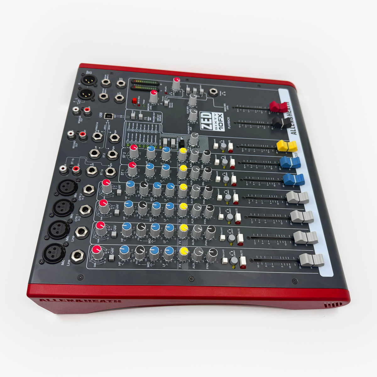 Used Allen & Heath ZED60-10FX 10-Channel Analog Mixer/2x2 USB Audio Interface