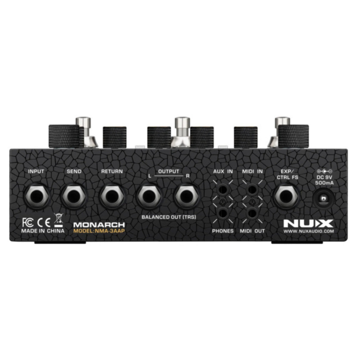 Used NUX NMA-3AAP Amp Academy Stomp Multi Effects Amp Modeler Guitar Pedal
