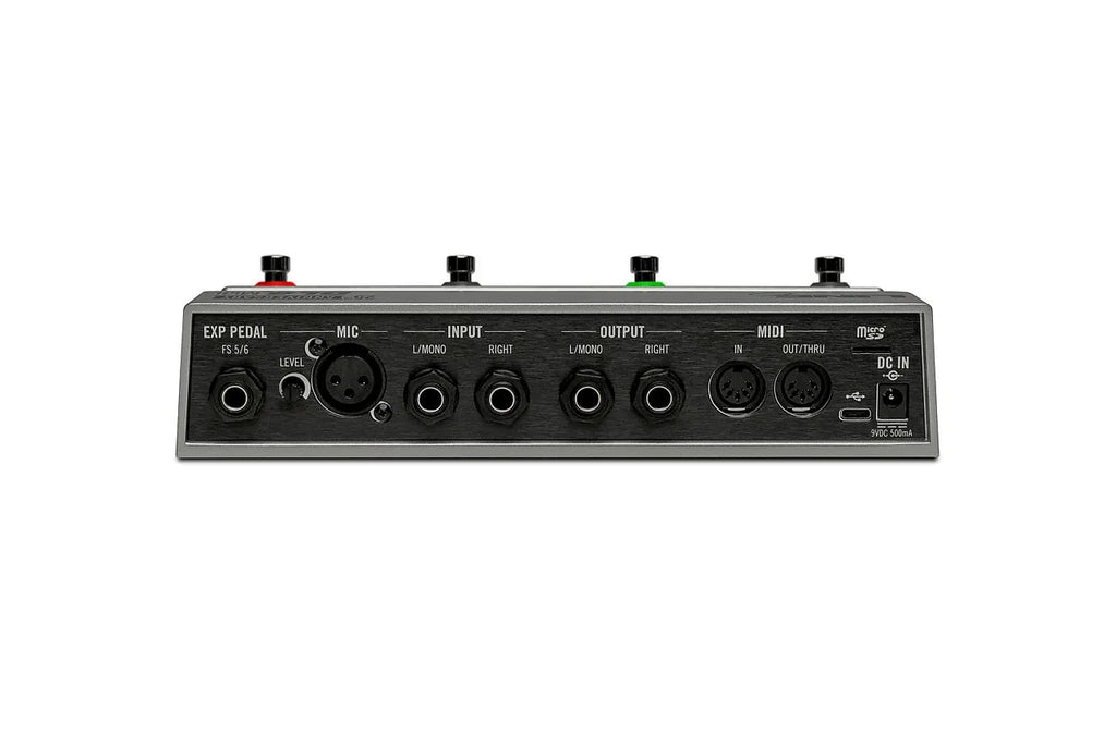 Line 6 DL4 MkII 25th Anniversary delay pedal — rear I/O