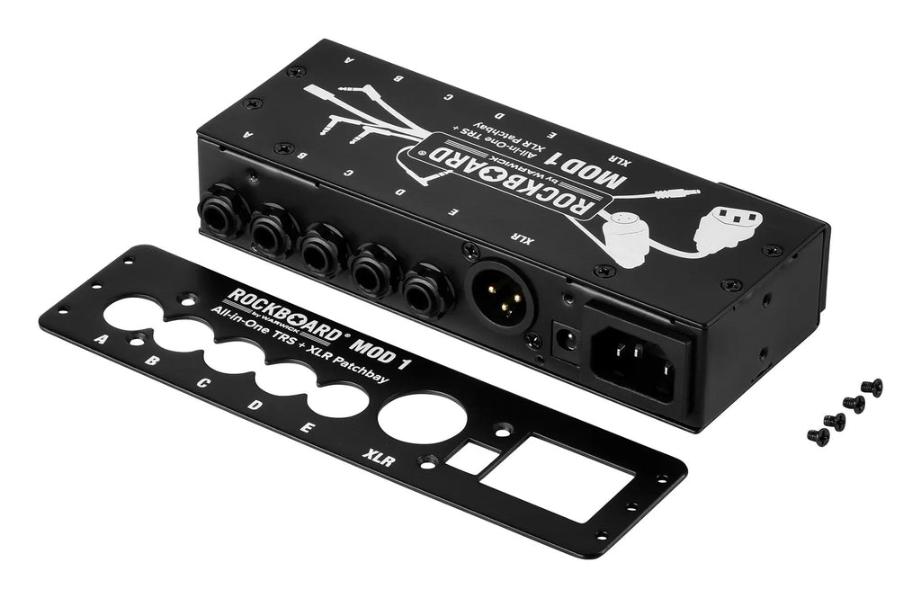 RockBoard MOD 1 V2 patchbay connection diagram detail