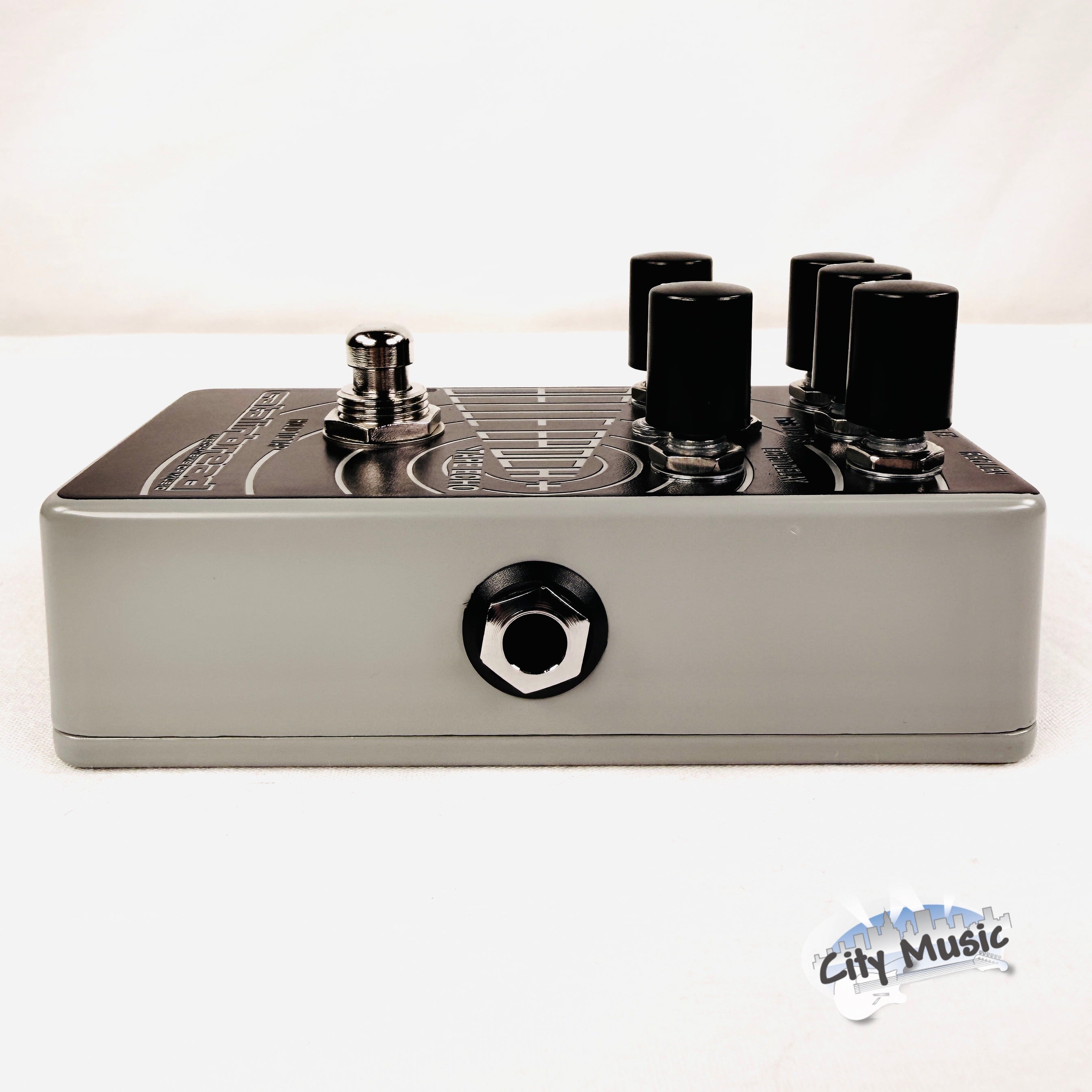Used Catalinbread Belle Epoch+ tape echo delay — rear power input view