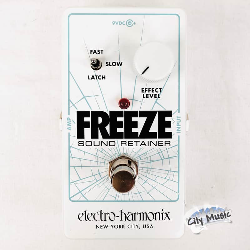Used Electro-Harmonix EHX Freeze Sound Retainer Guitar Effects Nano Pedal