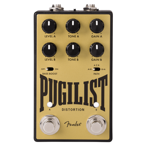 New Fender Pugilist V2 Distortion Guitar Effects Pedal