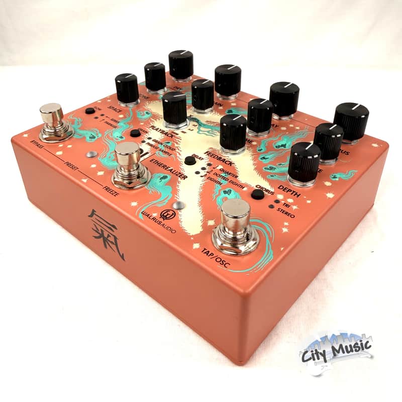 Used Walrus Audio Qi Etherealizer Multi Effects Guitar Pedal Terracotta
