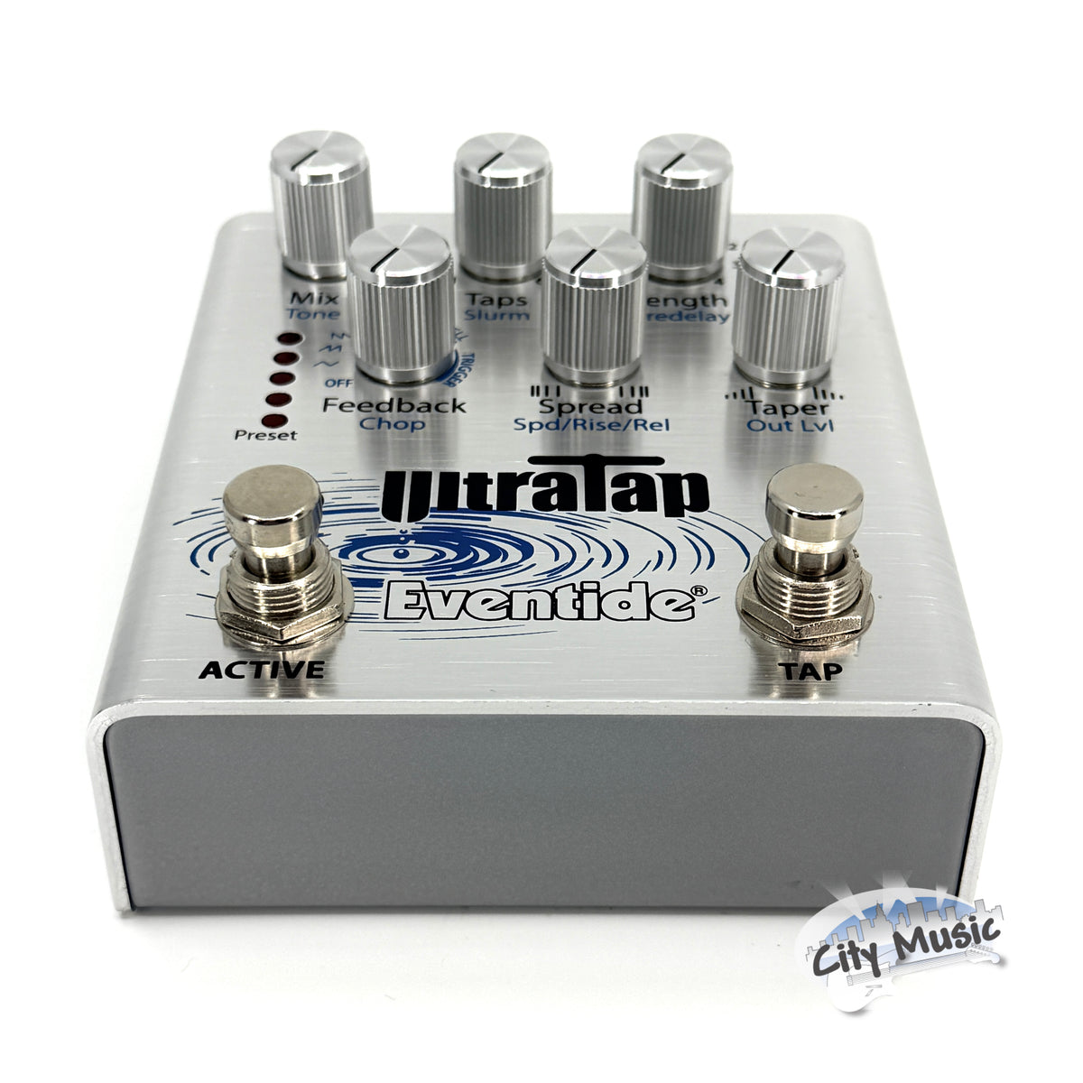 Used Eventide UltraTap Multi Tap Delay Guitar Effects Pedal ♪