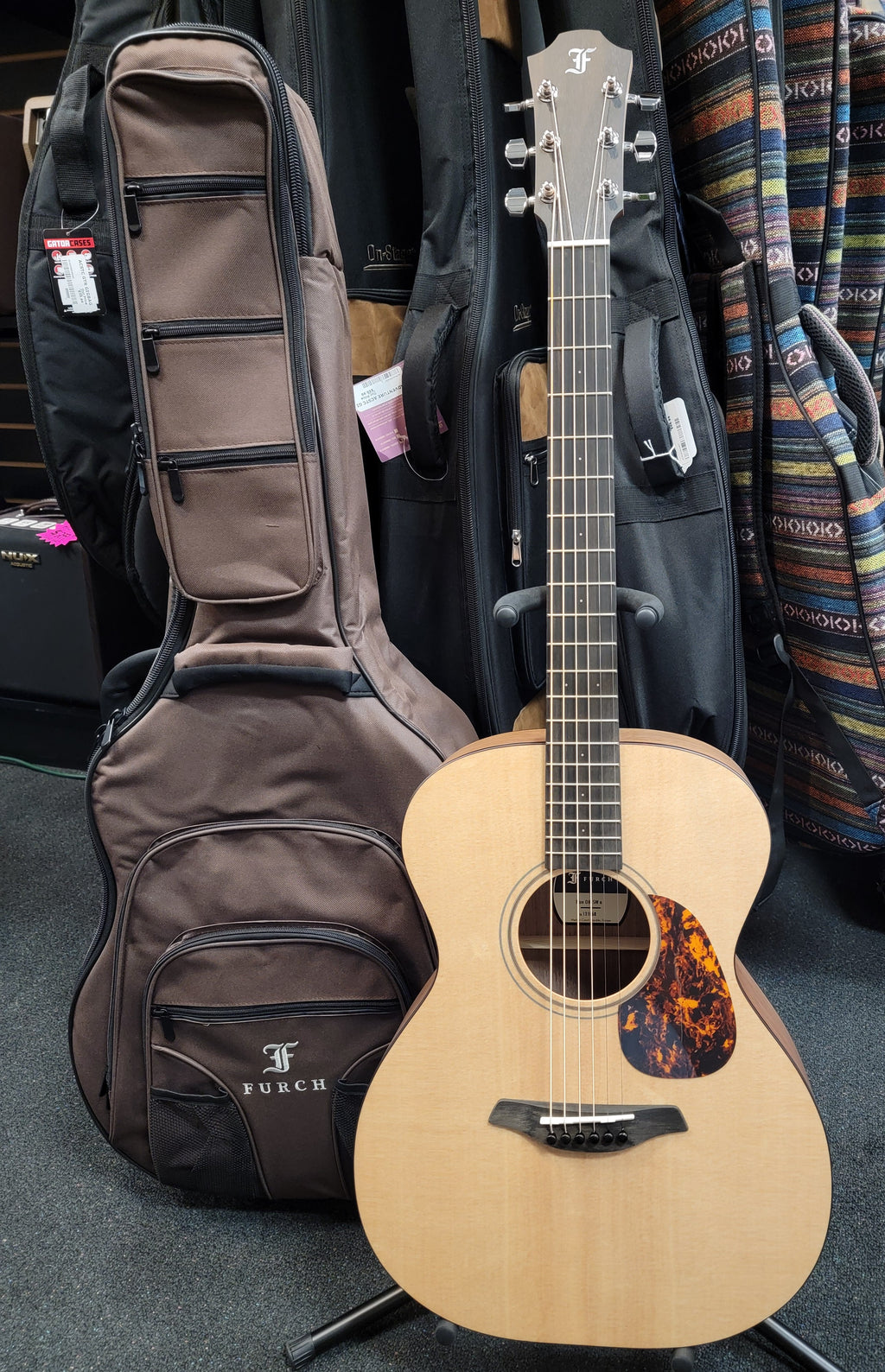 New Furch Blue OM-SWa 2025 Solid Spruce/Solid Walnut, CNR-Active, Dlx Bag, Free Shipping!