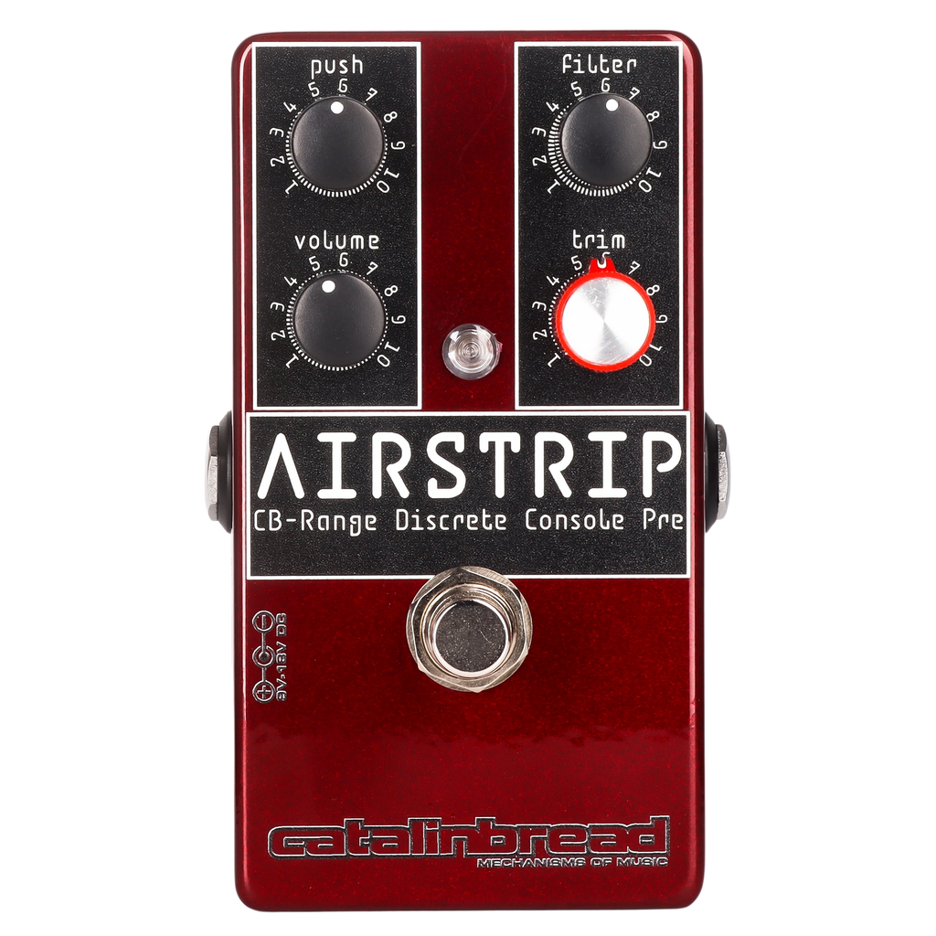 New Catalinbread Airstrip CB-Range Discrete Console Preamp Guitar Pedal Red