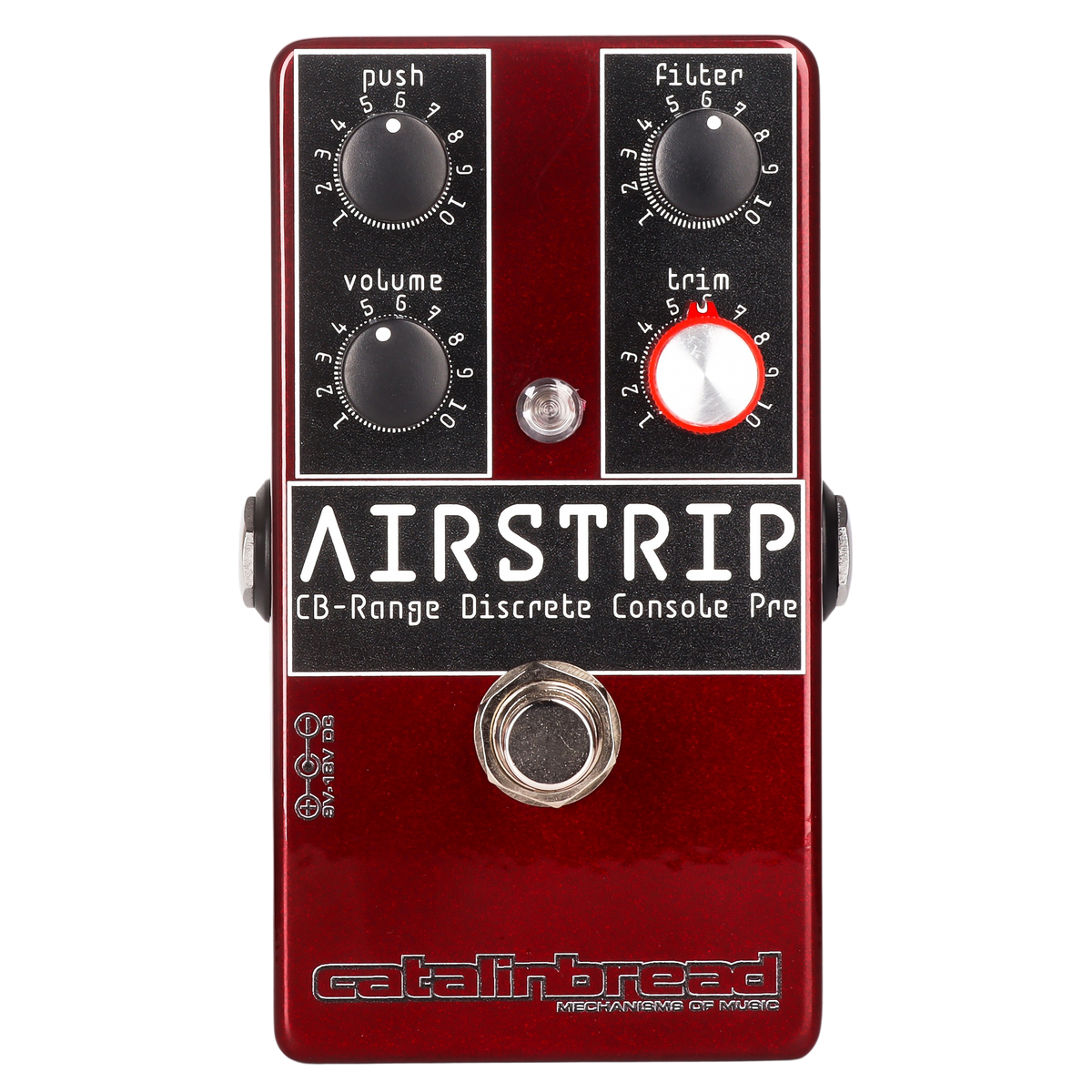 New Catalinbread Airstrip CB-Range Discrete Console Preamp Guitar Pedal Red