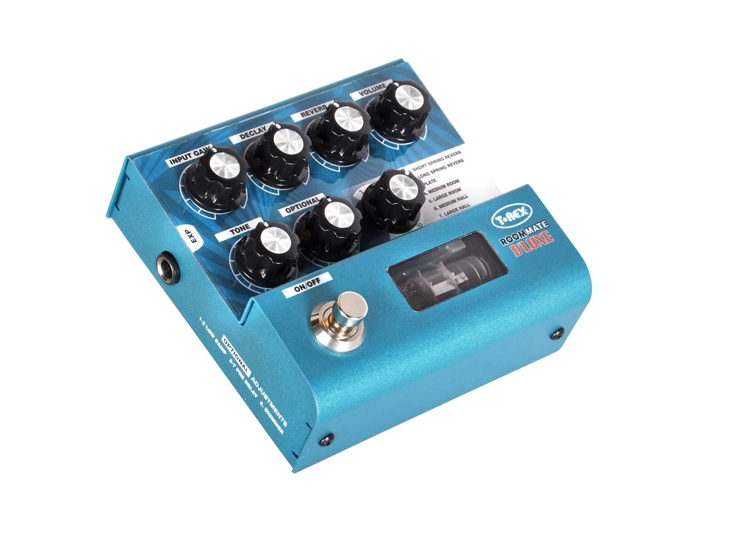 New T-Rex RoomMate DвЂ™Luxe Tube Driven Reverb Guitar Effects Pedal