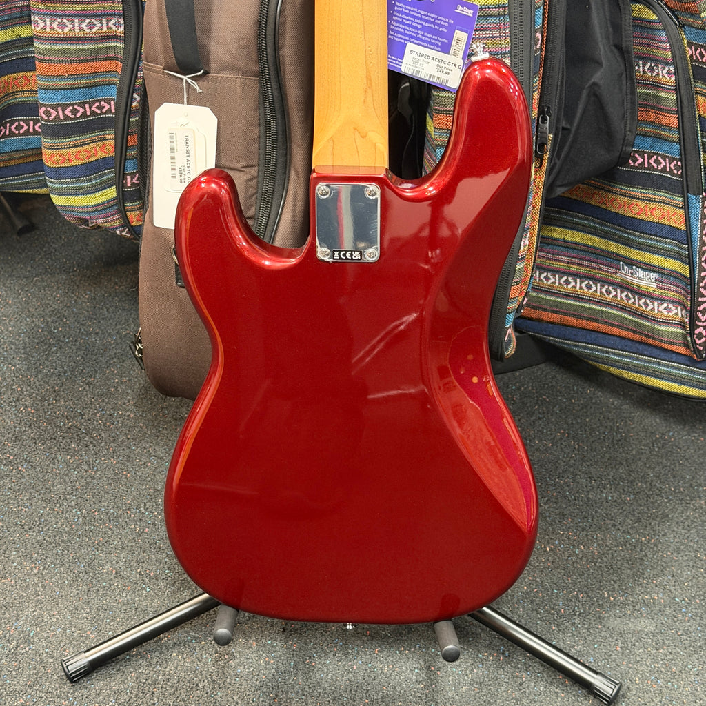 Open Box Fender Standard Precision Bass, Maple Fingerboard, White Pickguard, Candy Cola - 2025