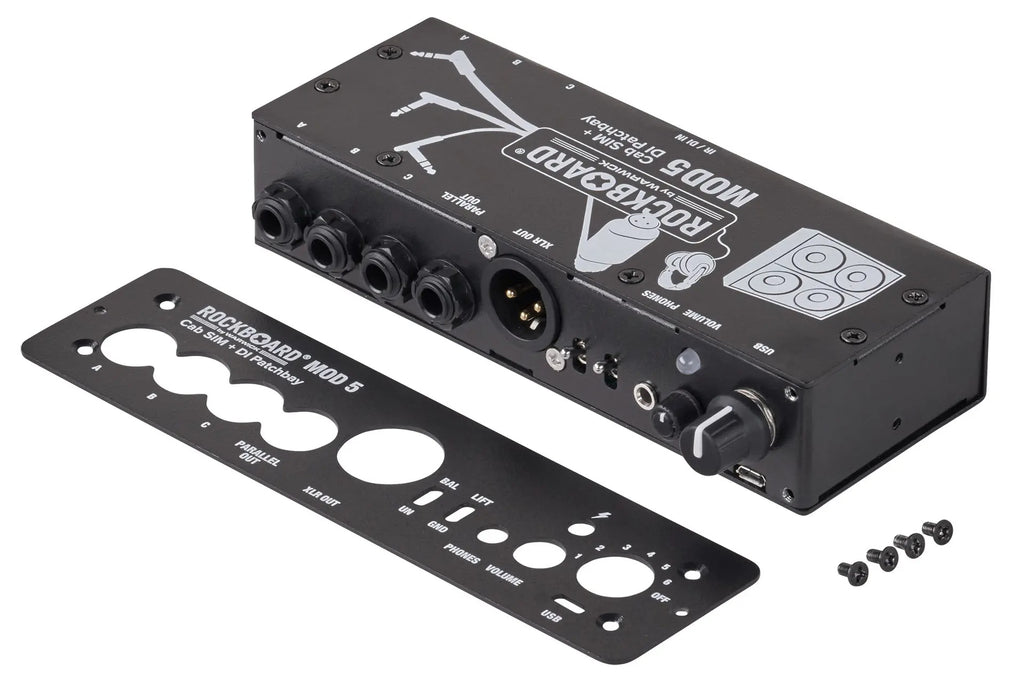 New RockBoard MOD 5 Cab SIM & DI Patchbay for Pedal Boards
