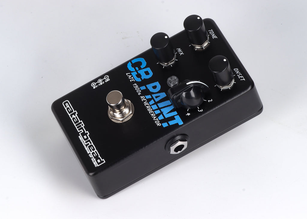 Catalinbread CB Paint reverberator reverb pedal - mode switch close-up