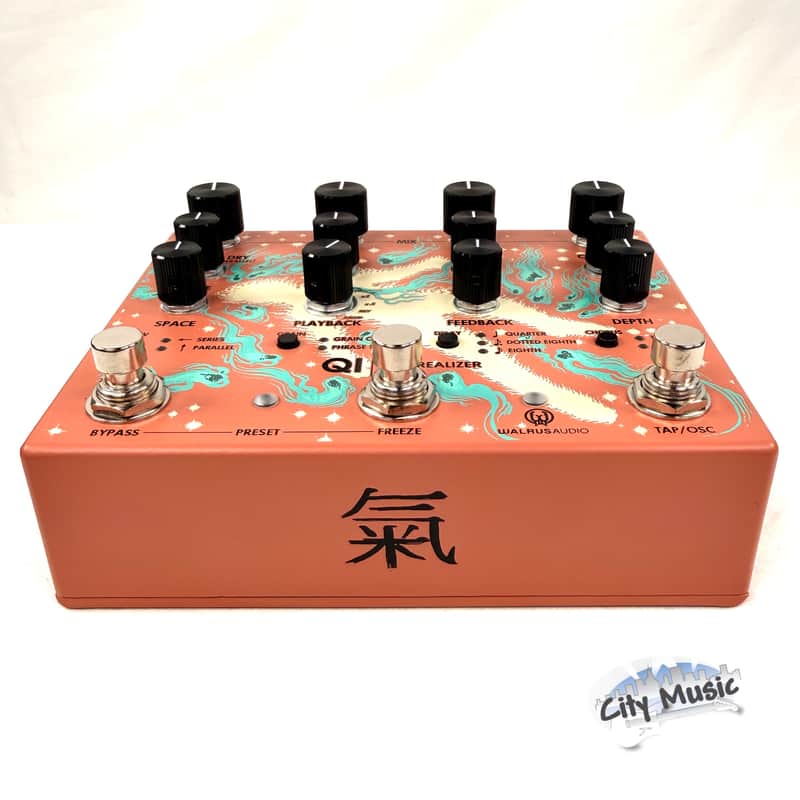 Used Walrus Audio Qi Etherealizer Multi Effects Guitar Pedal Terracotta