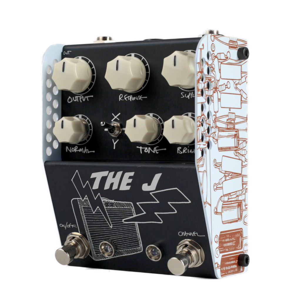 Used Lazy J x ThorpyFX THE J Analog Amp Emulator Guitar Effects Pedal