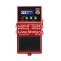 Used Boss RC-5 Loop Station looper pedal — red front top view