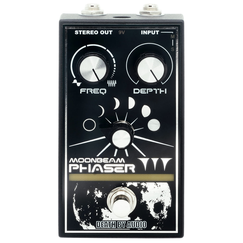 Death By Audio Moonbeam phaser pedal — control panel