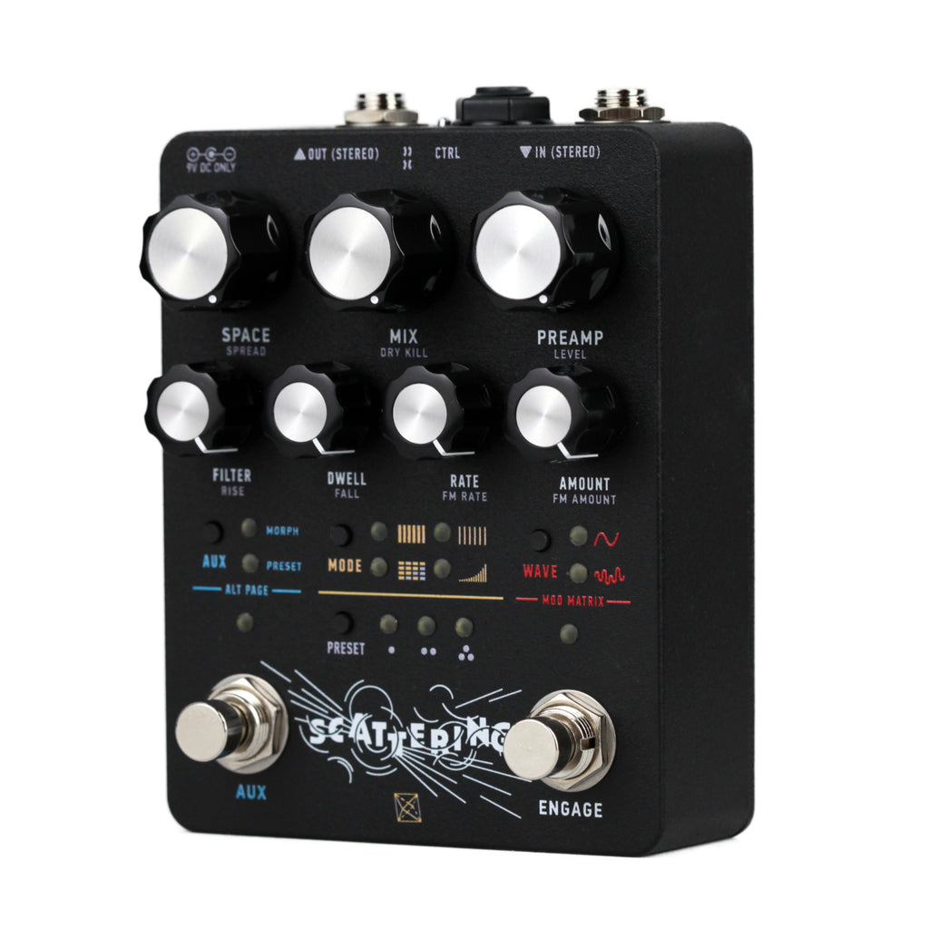 New Electronic Audio Experiments Scattering Stereo Reverb Guitar Effects Pedal
