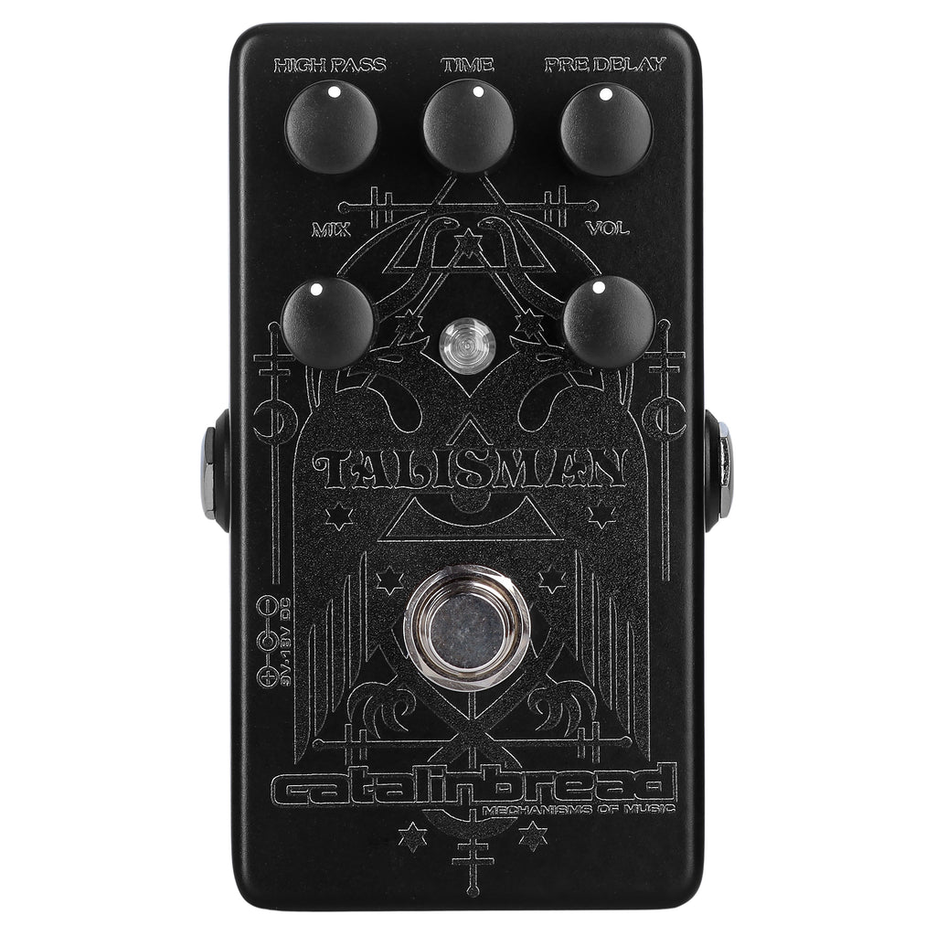 New Catalinbread Talisman Plate Reverb Guitar Effects Pedal Blackout Series