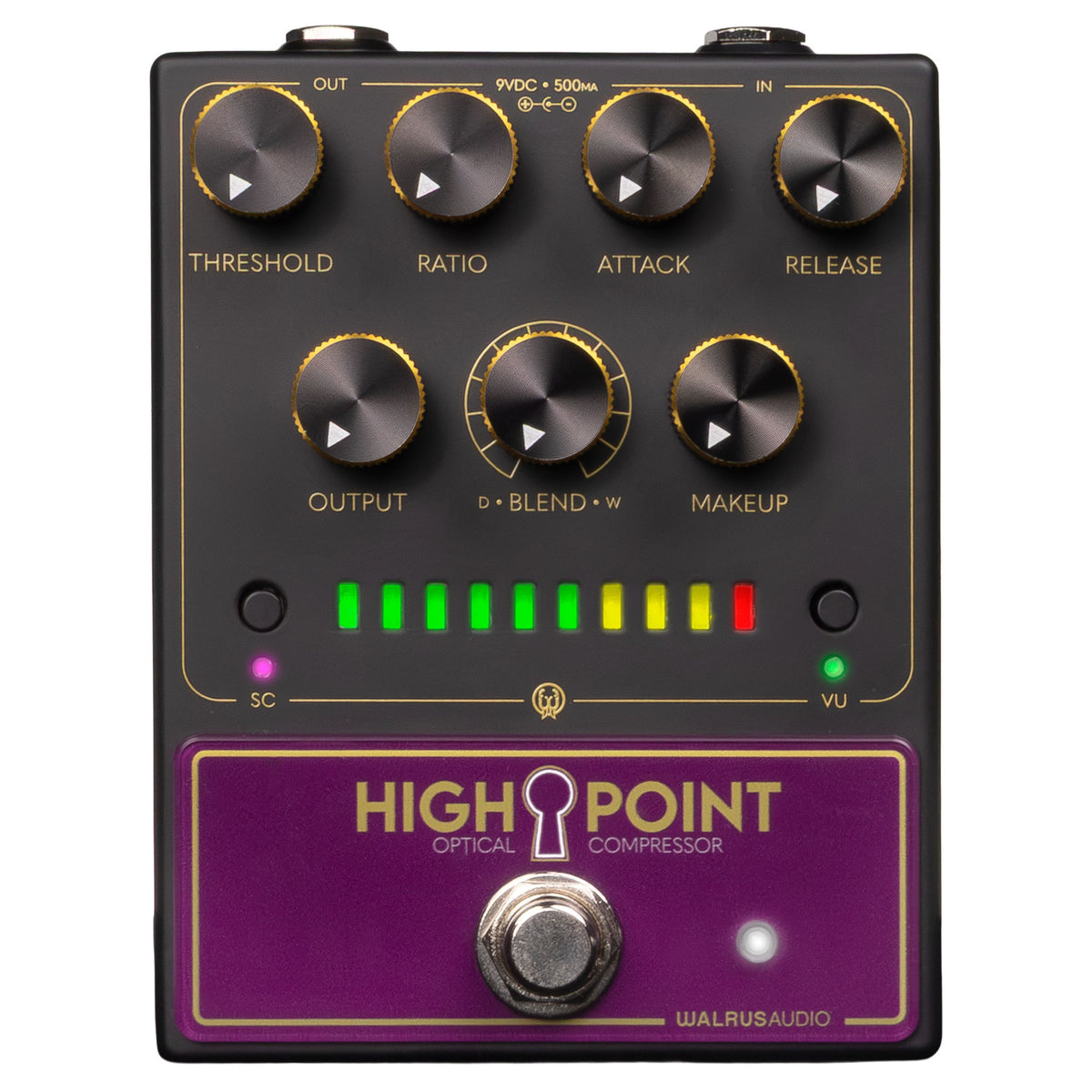 Used Walrus Audio Highpoint Analog Optical Compressor Guitar Effects Pedal