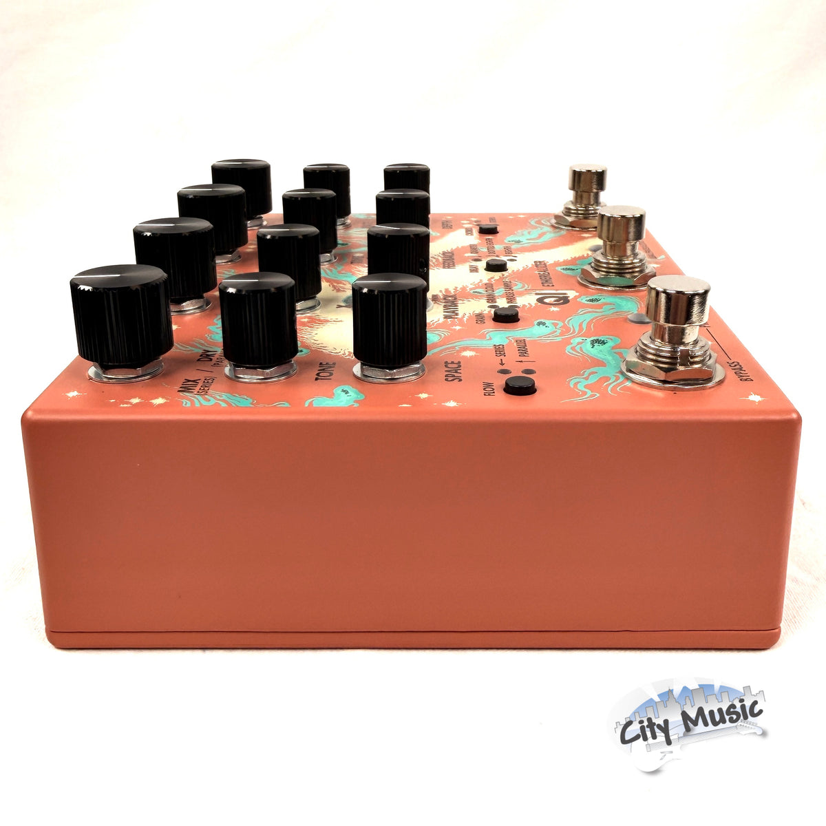 Used Walrus Audio Qi Etherealizer Multi Effects Guitar Pedal Terracotta ♫