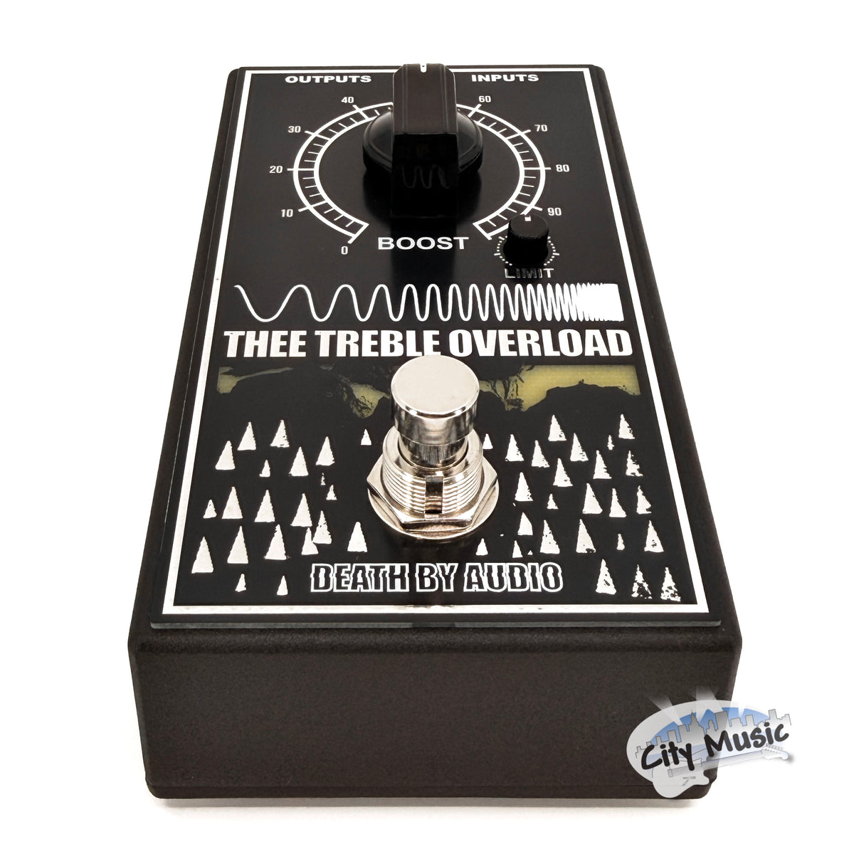 Used Death By Audio Thee Treble Overload Stereo Treble Boost Guitar Effects Pedal ♫