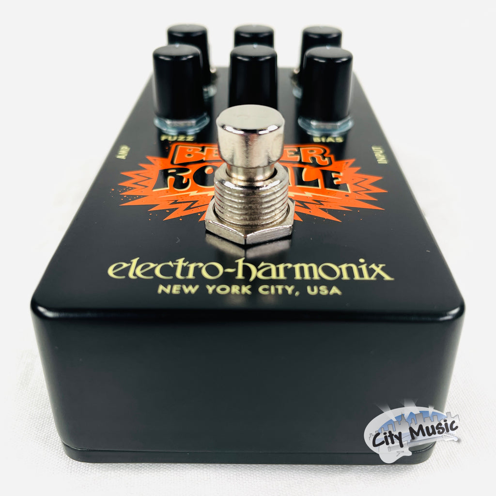 Used Electro-Harmonix EHX Bender Royale Germanium Fuzz Guitar Pedal Black ♫