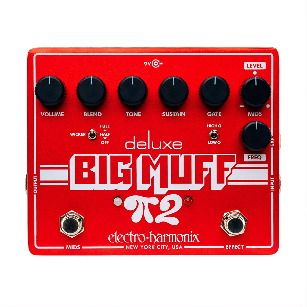 Used Electro-Harmonix EHX Deluxe Big Muff Pi 2 Dual Op-Amp Fuzz Guitar Pedal