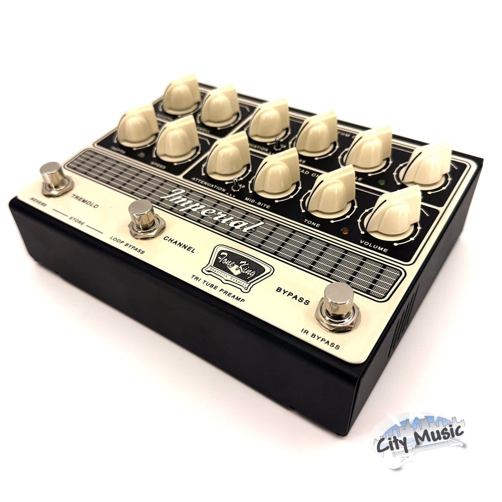 Used Tone King Imperial High Voltage Tri-Tube Preamp Guitar Effects Pedal ♫