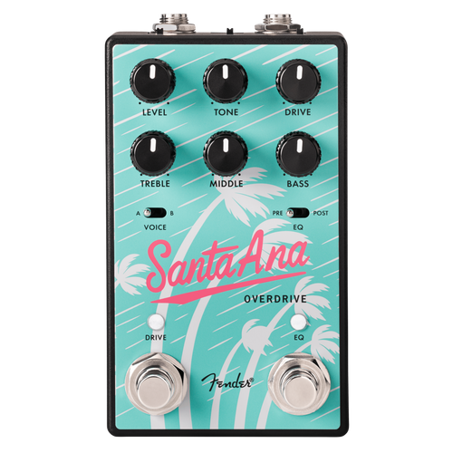 New Fender Santa Ana V2 Overdrive Guitar Effects Pedal