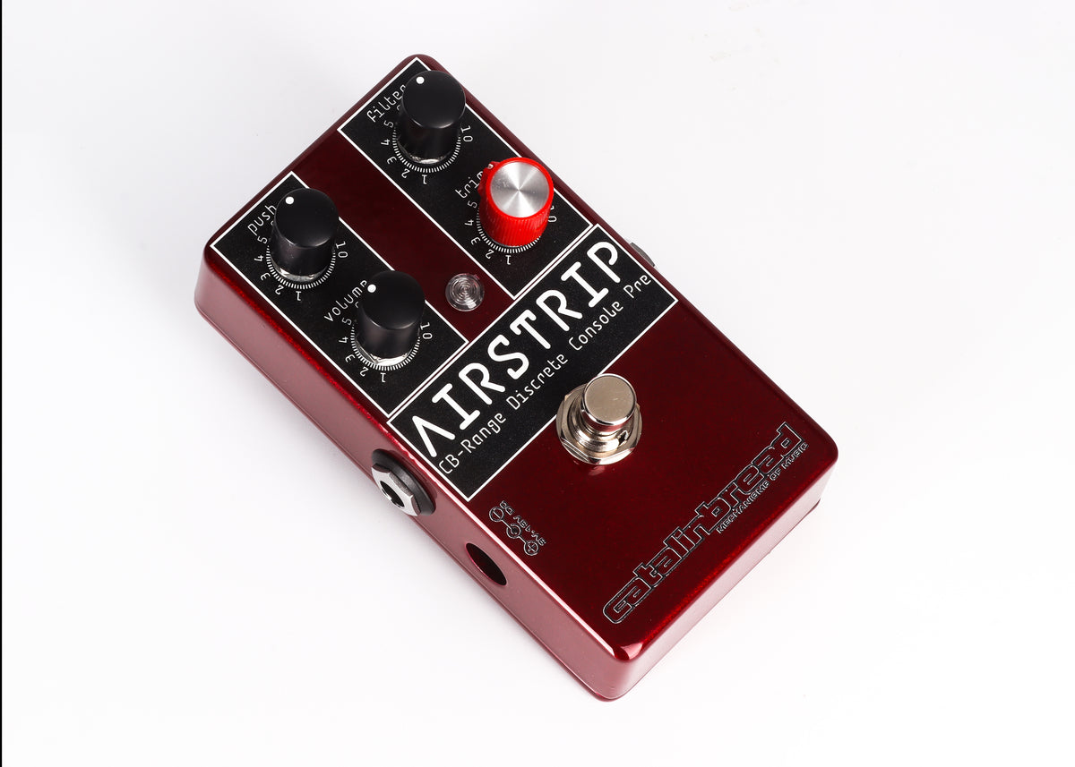 New Catalinbread Airstrip CB-Range Discrete Console Preamp Guitar Pedal Red