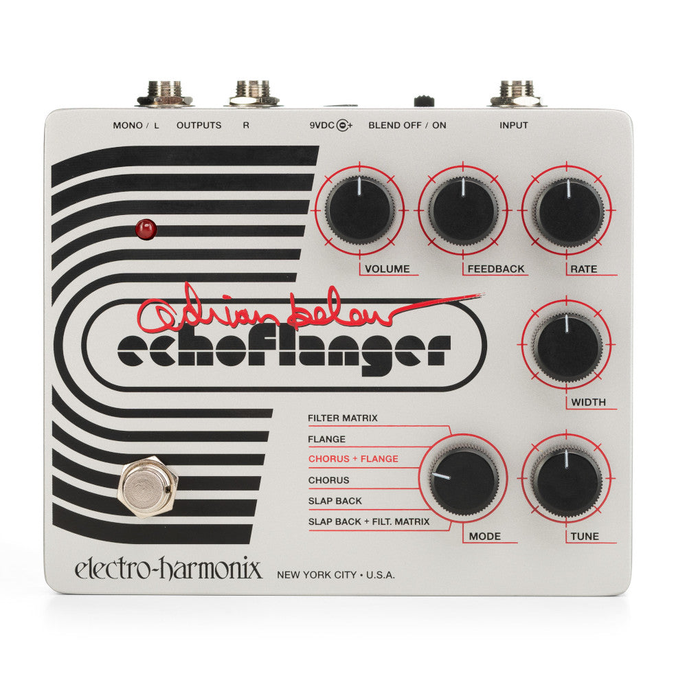 New Electro-Harmonix EHX Adrian Belew Echoflanger Reissue Guitar Effects Pedal