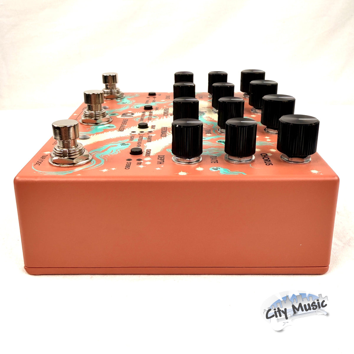 Used Walrus Audio Qi Etherealizer Multi Effects Guitar Pedal Terracotta ♫