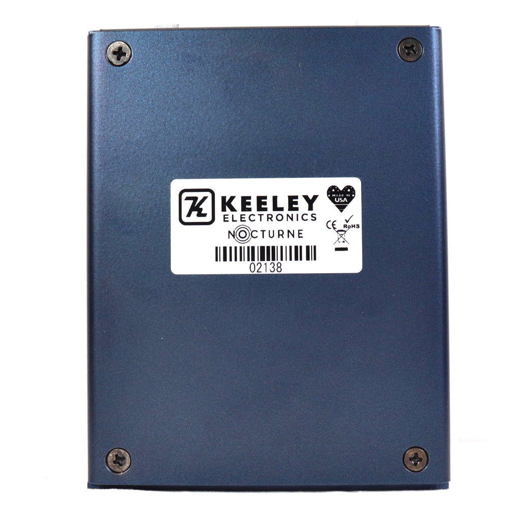 Used Keeley Nocturne reverb pedal — full front product shot