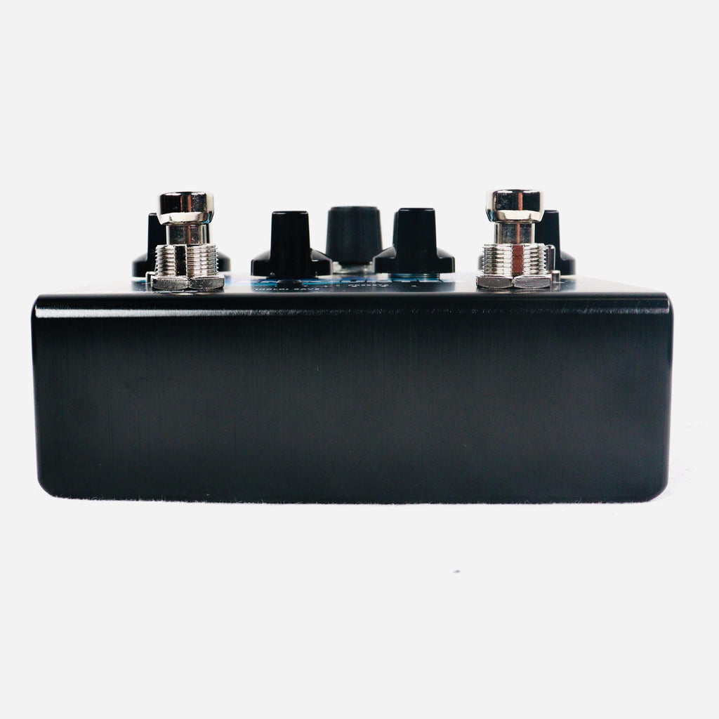 Source Audio Encounter delay reverb pedal — footswitch detail