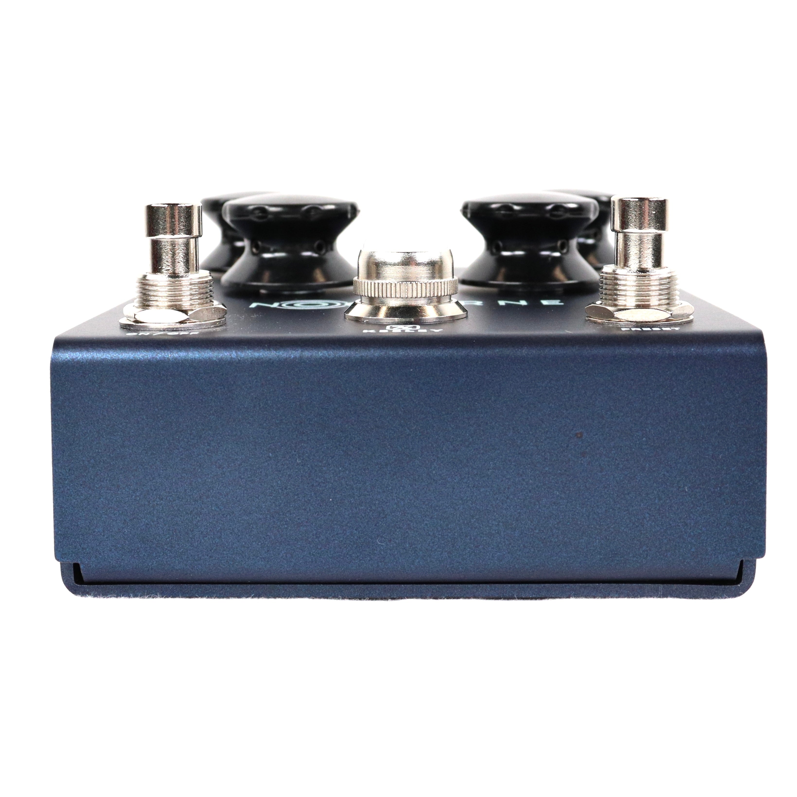 Used Keeley Nocturne reverb pedal — right side profile