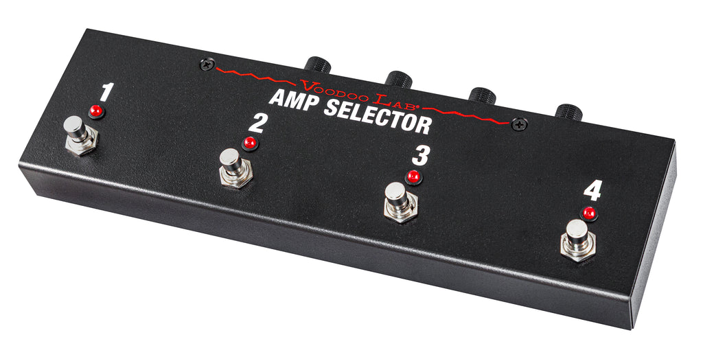 New Voodoo Lab Amp Selector PRO Four Output Programmable Switch/Blend Pedal