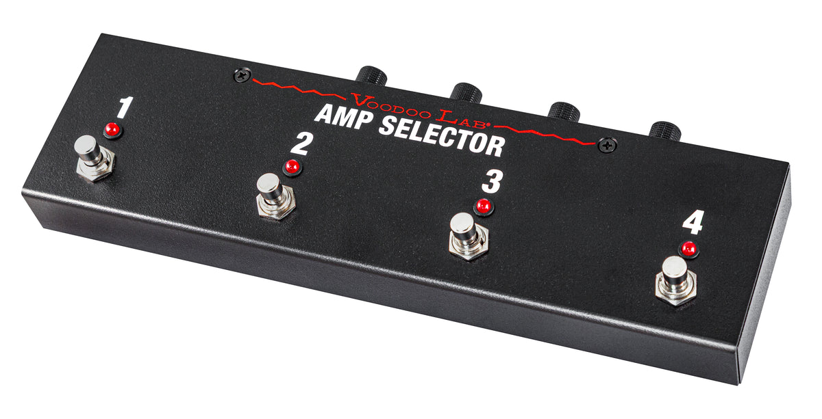 New Voodoo Lab Amp Selector PRO Four Output Programmable Switch/Blend Pedal
