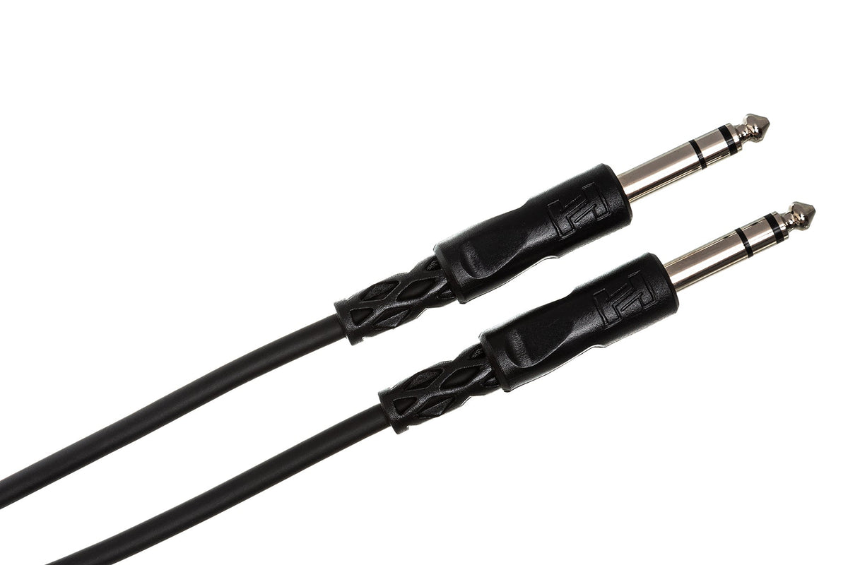 Hosa CSS-105 Balanced Interconnect Cable, 1/4 inch TRS to Same (5 ft)