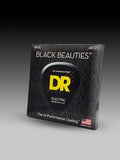 DR Strings Black Beauties Coated 5-String Bass Strings, Medium 45-125 (BKB5-45)