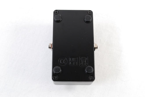 Electro-Harmonix Satisfaction Plus fuzz pedal — angled view