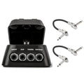 Dunlop DVP5 Volume X8 pedal in black with input, EXP, tuner and output jacks — included patch cables