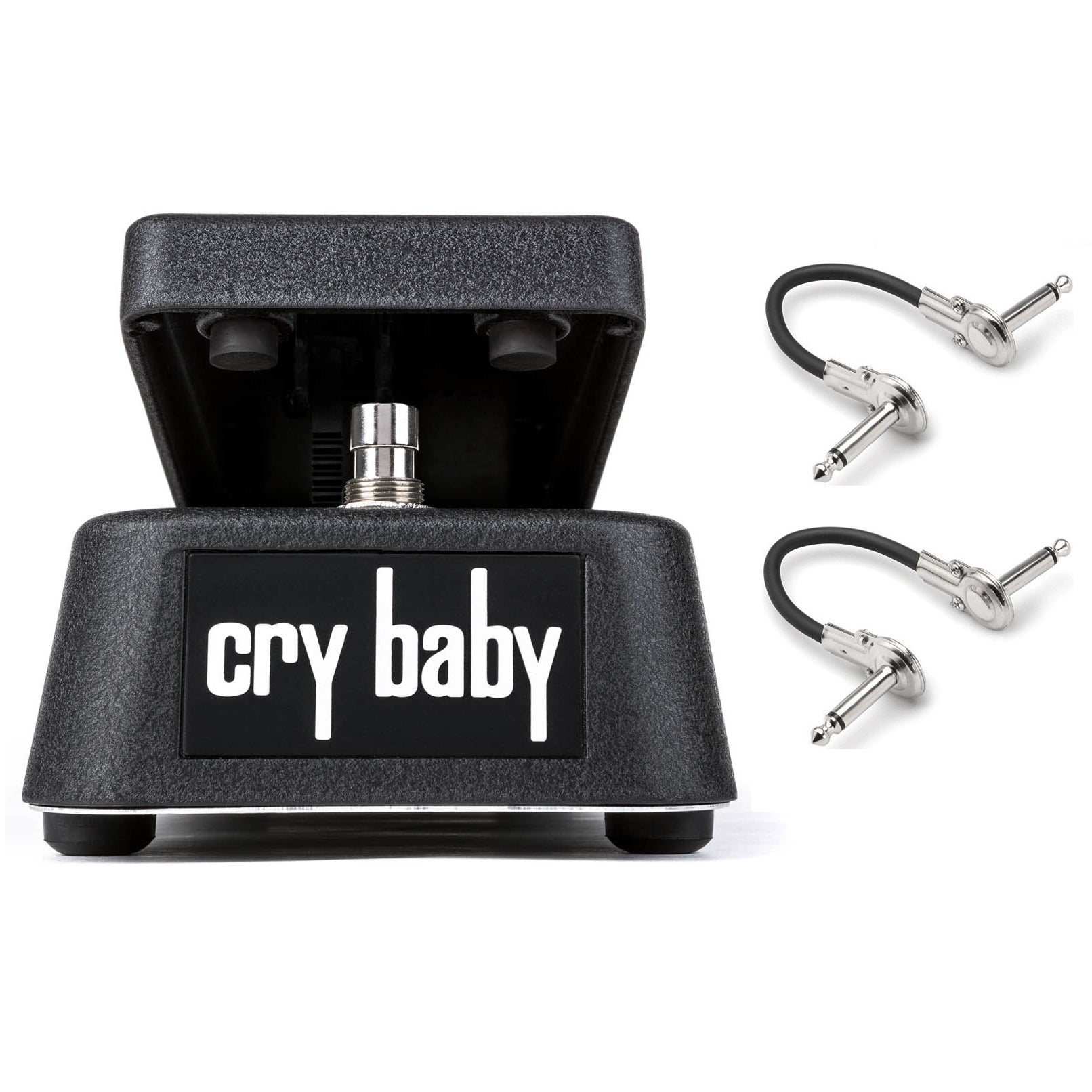 Dunlop GCB95 Cry Baby Wah pedal - black with two included patch cables